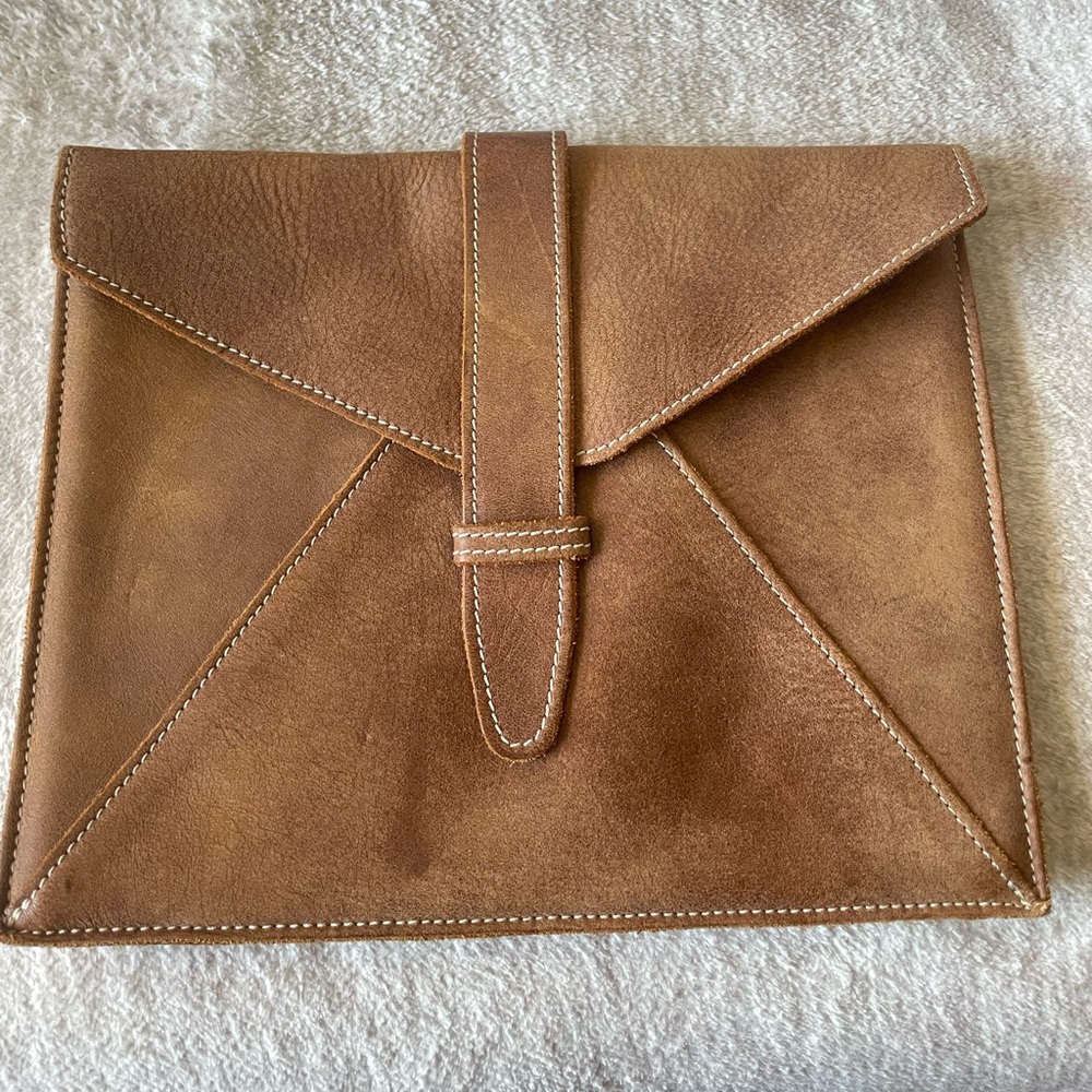 Roots Tribe Leather Envelope